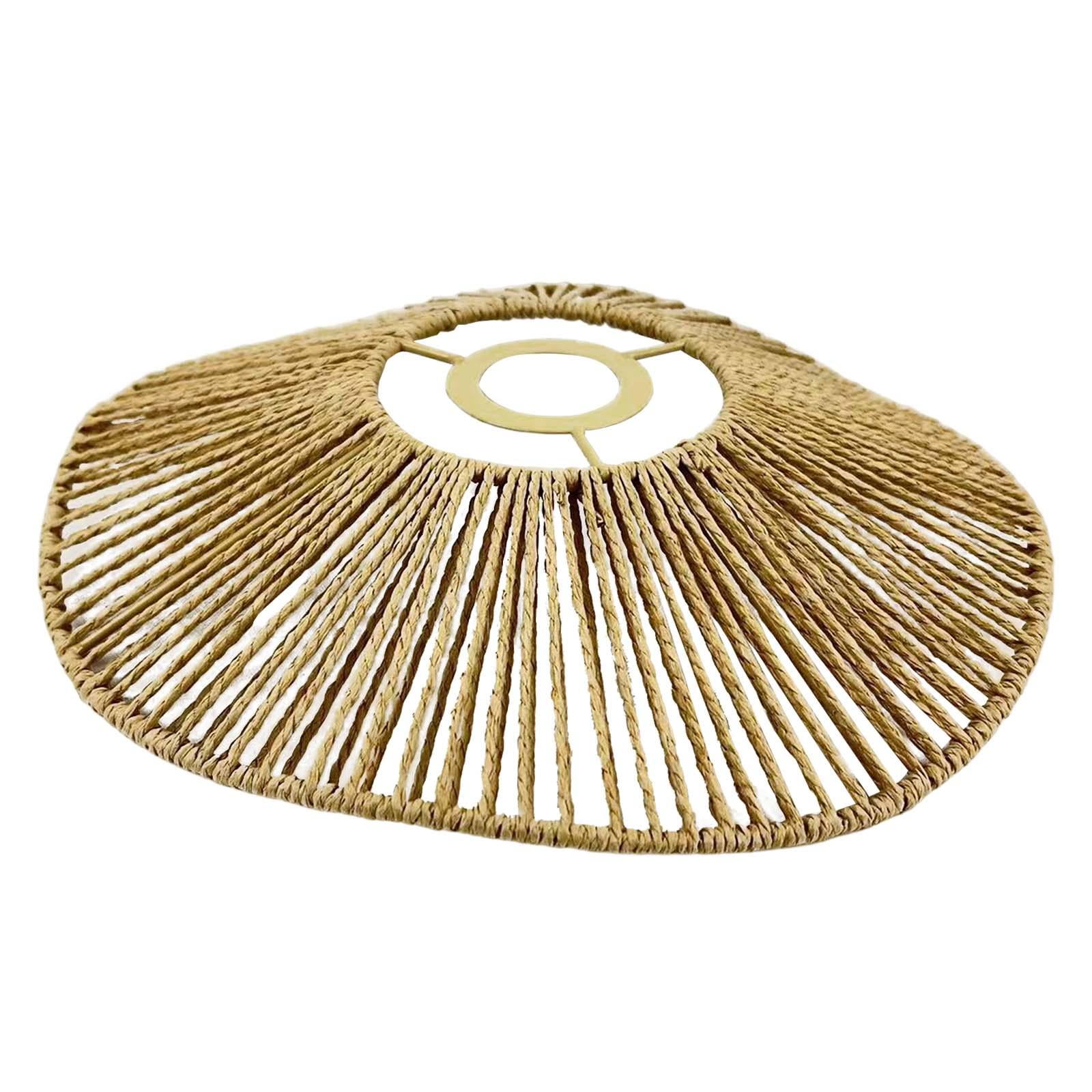 Handwoven Rope Lampshade Pendant Lamp Shades for Home Kitchen Island ...