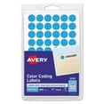 thumbnail image 1 of Handwrite Only Self-Adhesive Removable Round Color-Coding Labels, 0.5" Dia., Light Blue, 60/sheet, 14 Sheets/pack, (5050) | Bundle of 2 Packs, 1 of 3