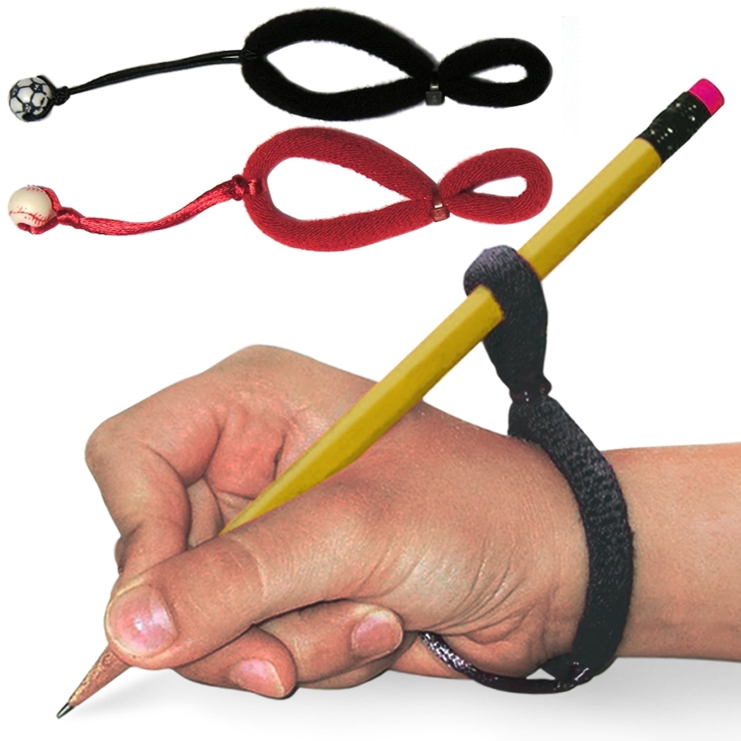 The Original OT Invented & Patented SportWriter, Hand Made in The USA, Handwriting Aid for a Proper Tripod Grip, Finger Position & Better Penmanship. Great for Kindergarten Age & Up (2 Pack)