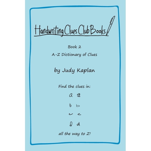 Handwriting Clues Club - Book 2: A-Z Dictionary of Clues