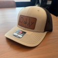 thumbnail image 1 of Handwriting Name Hat | Leather Patch Hat | Kid Handwriting Hat | Leatherette | Trucker Hat, 1 of 3
