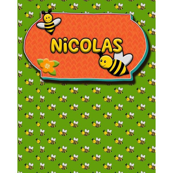 Handwriting Practice 120 Page Honey Bee Book Nicolas : Primary Grades Handwriting Book K-2 (Paperback)