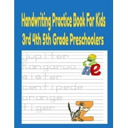 Handwriting Practice Books For Kids, Paperback