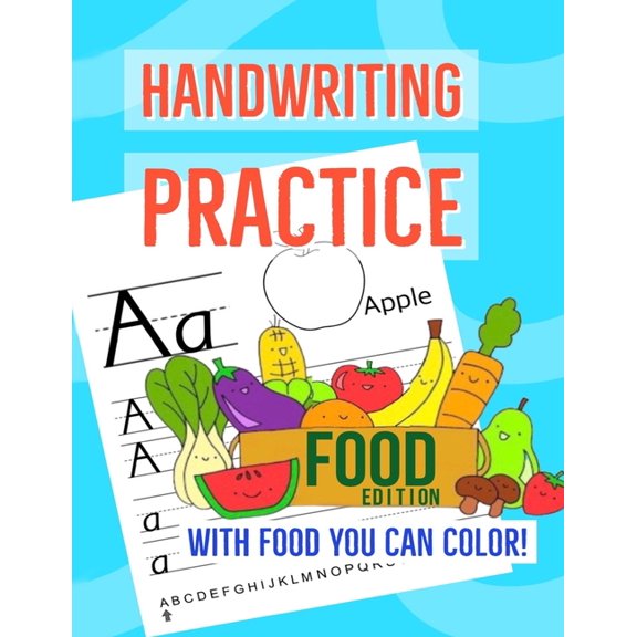 Handwriting Practice: Food Edition (Paperback)