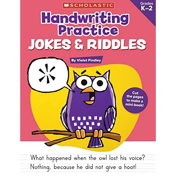 Pre-Owned Handwriting Practice: Jokes & Riddles (Paperback) 0545227534 9780545227537