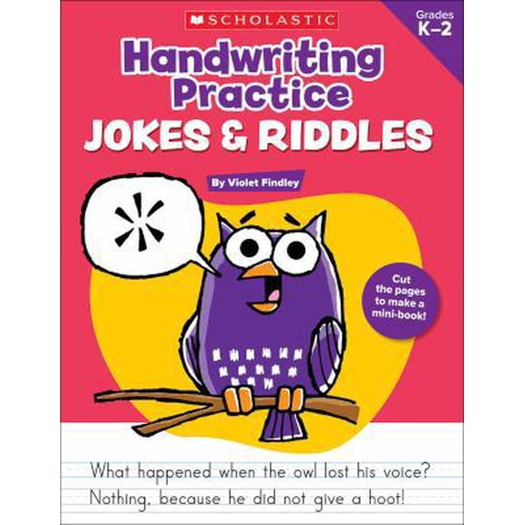 Pre-Owned Handwriting Practice: Jokes & Riddles (Paperback) 0545227534 9780545227537