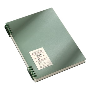 Handwriting Practice Paper, B5 English Dotted Lined Writing Notebook, Double Wire Language Journal, 120 Pages, Blank Dotted lined Paper for Young Ages Learning to Write Letters,Teal