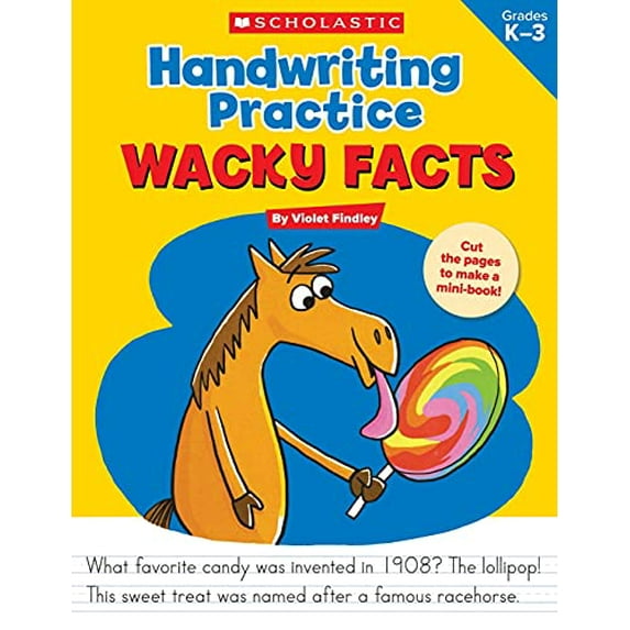 Pre-Owned Handwriting Practice: Wacky Facts: Grades K-3 (Paperback) 1338030612 9781338030617