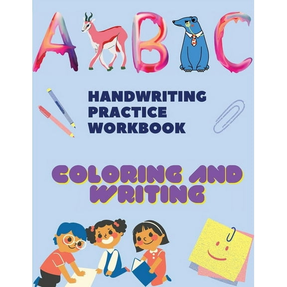 Handwriting Practice Workbook, Coloring and tracing Books: Trace Letters: Alphabet Handwriting Practice workbook for kid, (Paperback)
