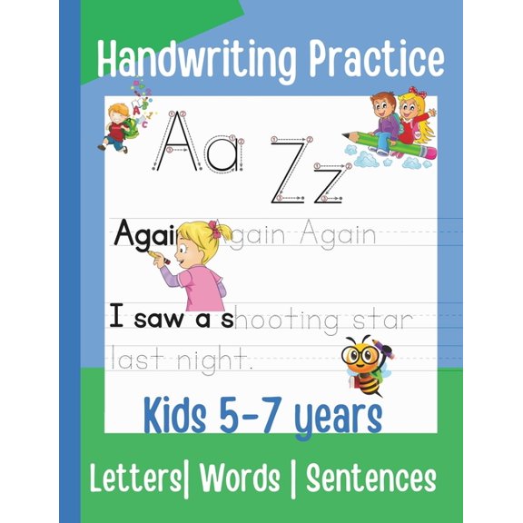 Handwriting Practice for Kids 1st and 2nd Grade Tracing Letters, Words and Sentences: Reading And Writing Activities For, (Paperback)