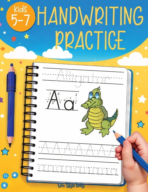 Handwriting Practice for Kids 5-7: Fun and Educational Alphabet and