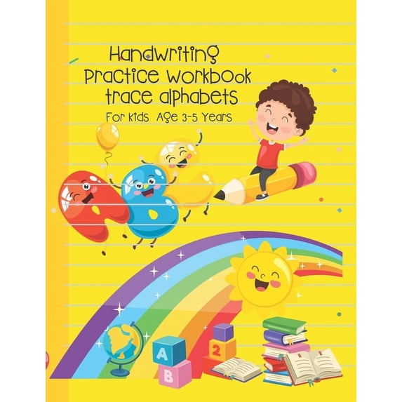 Handwriting Practice workbook trace alphabets: ABC Alphabet Handwriting Practice workbook for kids, Preschool writing pa, (Paperback)