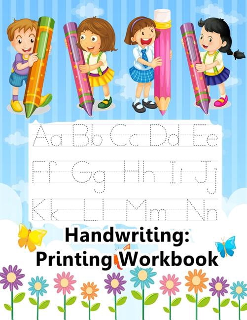 Handwriting: Printing Workbook: Jumbo Tracing Letters, Numbers And ...