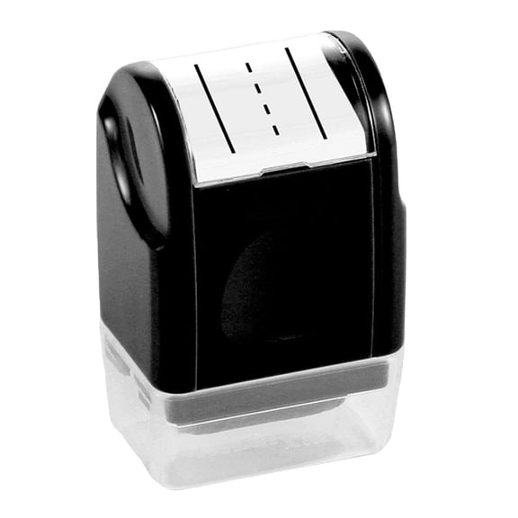 Handwriting Stamp Line Roller, Reusable Self-Inking Line Rolling Stamps, Multi-Purpose Gift for Preschool Kindergarten, Black
