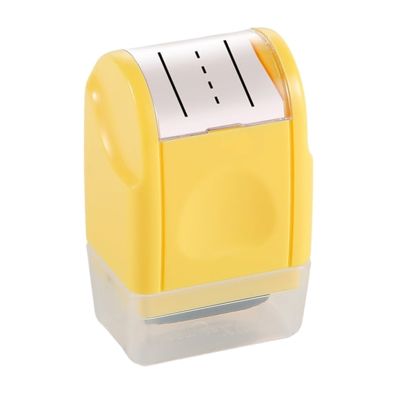Handwriting Stamp Line Roller, Reusable Self-Inking Line Rolling Stamps, Multi-Purpose Gift for Preschool Kindergarten, Yellow
