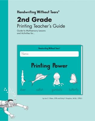 Learning Without Tears - Kick Start Kindergarten Teacher's Guide, Current  Edition - Handwriting Without Tears Series - Pre-K Writing Book - Capital