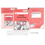 Handwriting Without Tears, 3rd Grade Cursive Bundle - Includes Cursive Handwriting, Writing Journal, Teachers Guide, and Cursive Alphabet Desk Strips