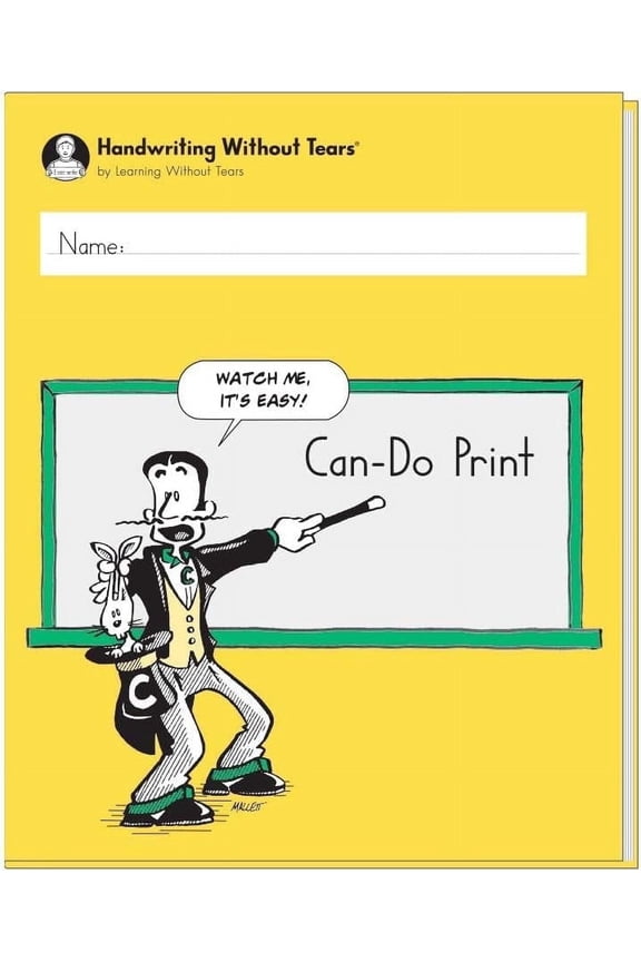 Handwriting Without Tears Can-Do Print 5th Grade Handwriting Workbook, 96 Pages