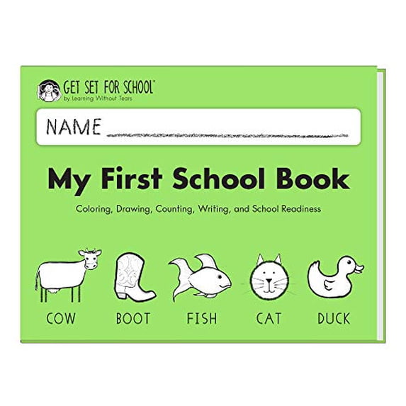 Pre-Owned Handwriting Without Tears - Get Set For School - My First School Book - Pre-K Activity Book by Handwriting Without Tears Paperback