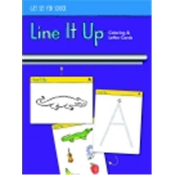 Handwriting Without Tears Line It Up Coloring And Letter Card, Grade Prek