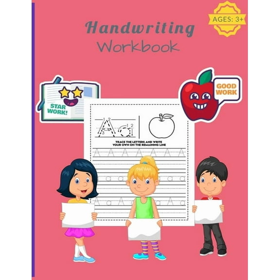 Handwriting Workbook: A Fun Book to Practice Writing for Kids Ages 3+, (Paperback)