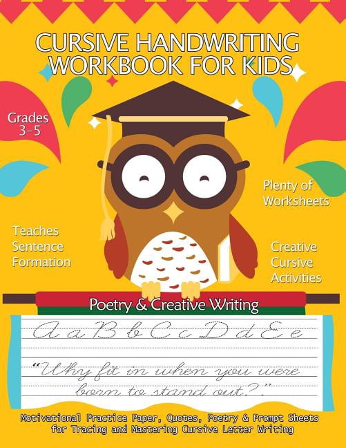 Handwriting Workbooks for Kids Cursive Handwriting Workbook for Kids
