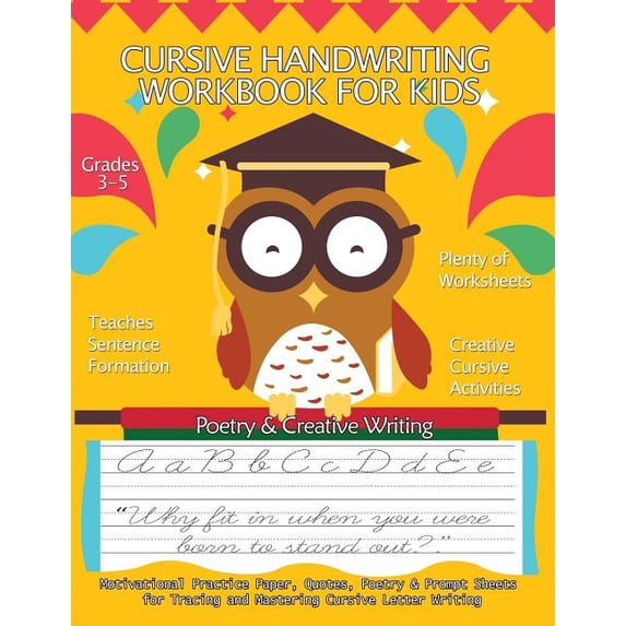 Handwriting Workbooks for Kids Cursive Handwriting Workbook for Kids