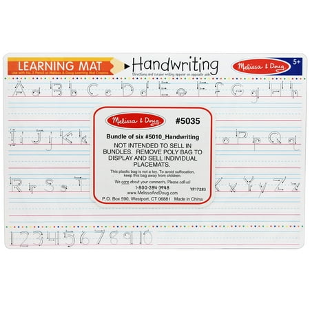 Handwriting Write-A-Mat, Pack of 6