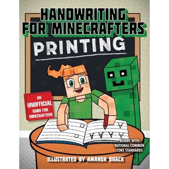 Pre-Owned Handwriting for Minecrafters: Printing Paperback Sky Pony Press