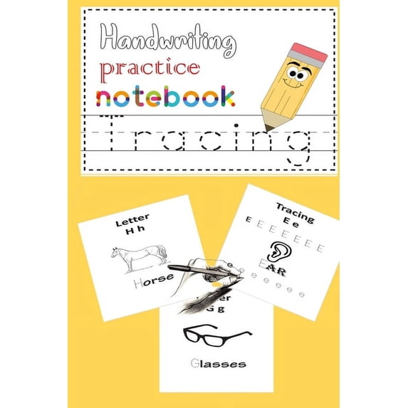 Handwriting practice notebook: Handwriting practice notebook for kids ...