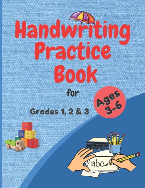 Handwriting writing paper with lines for ABC kids: Handwriting practice ...