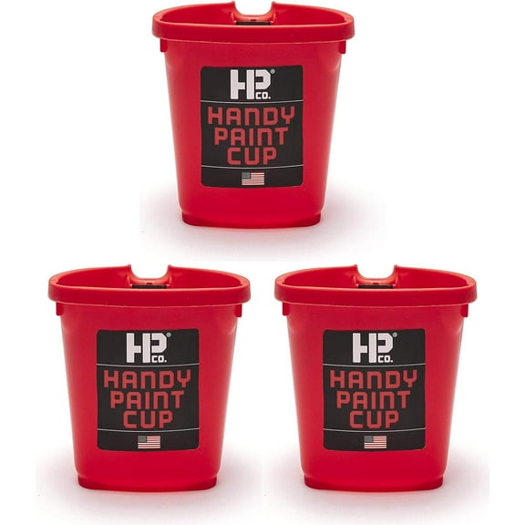 HANDy Paint Pail Handy Paint Cup - 1 Pint, Red - Single Piece