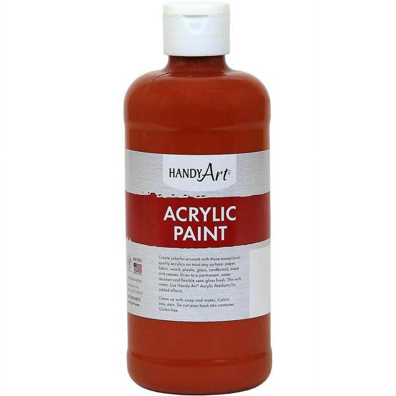 Handy Art 101-080 16 oz Student Acrylic Paint, Venetian Red