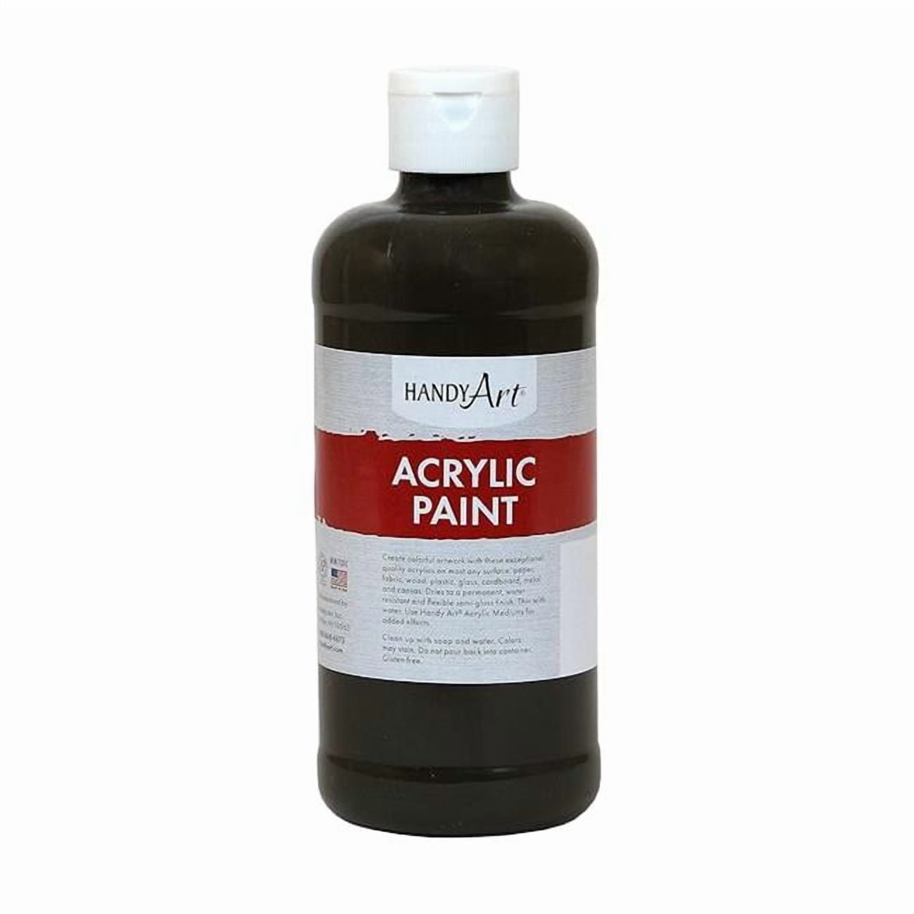 Handy Art 101-095 16 oz Student Acrylic Paint, Raw Umber