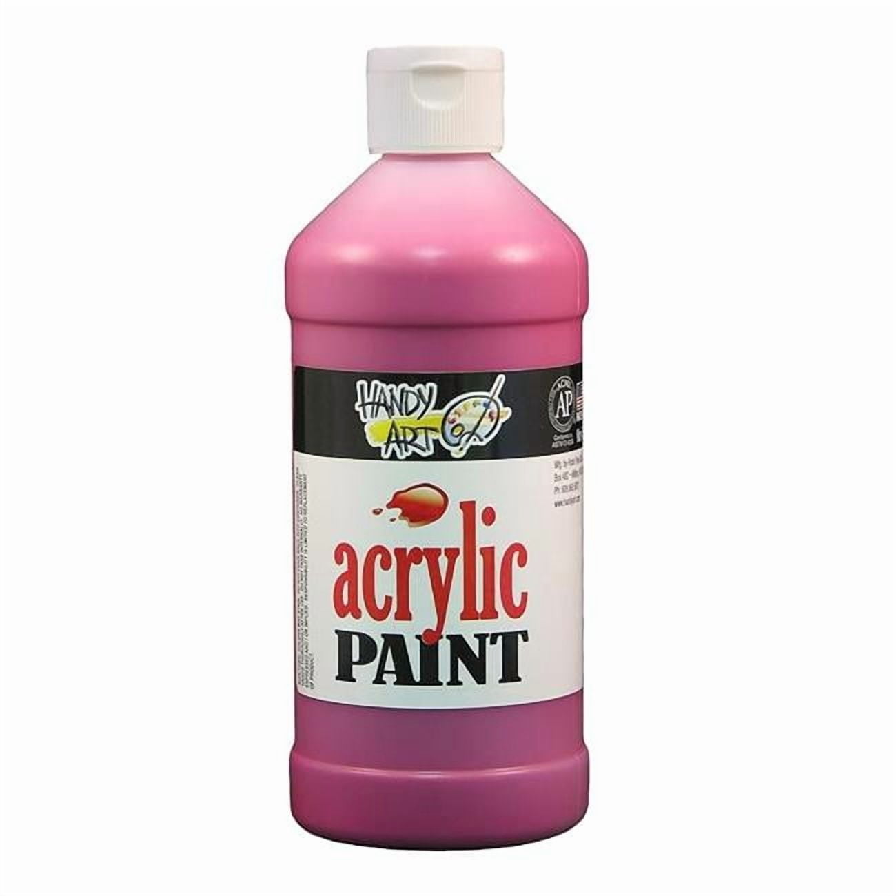 Handy Art 101-115 16 oz Student Acrylic Paint, Maroon