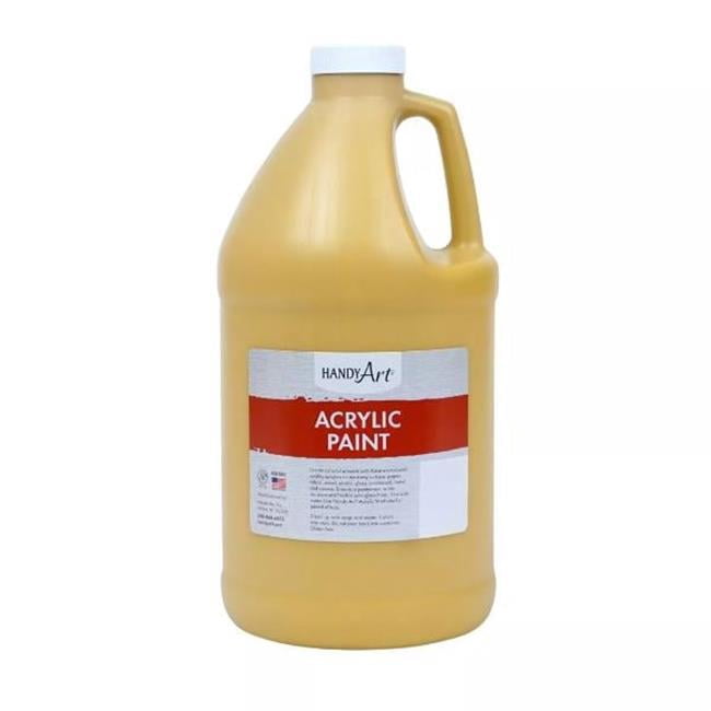 Handy Art 102-015 0.5 gal Acrylic Paint, Yellow Oxide