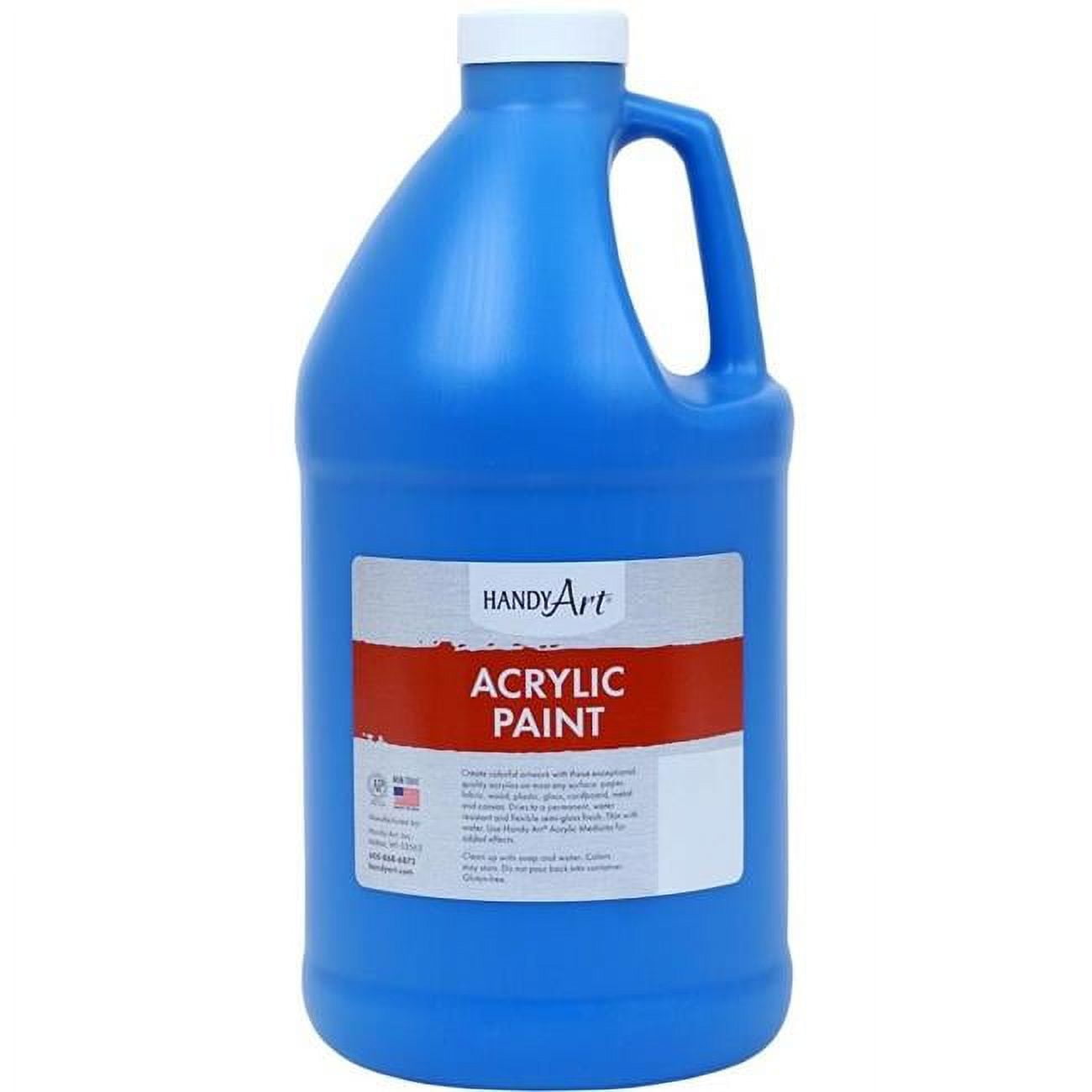 Handy Art 102-055 0.5 gal Acrylic Paint, Cobalt Blue