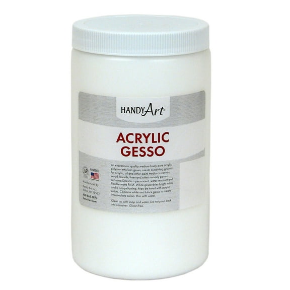 Handy Art Acrylic Gesso, 32 oz.