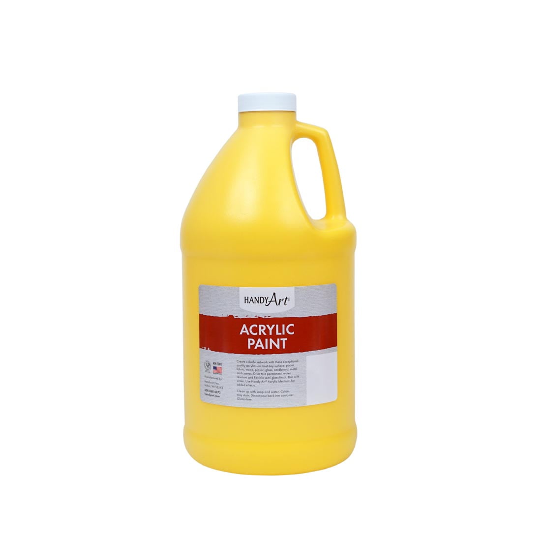 Handy Art Acrylic Paint 1/2 Gallon Primary Yellow