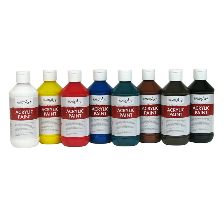 Handy Art Acrylic Paint 16 oz Mars Black