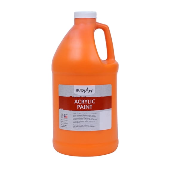 Handy Art Acrylic Paint 1/2 Gallon Chrome Orange