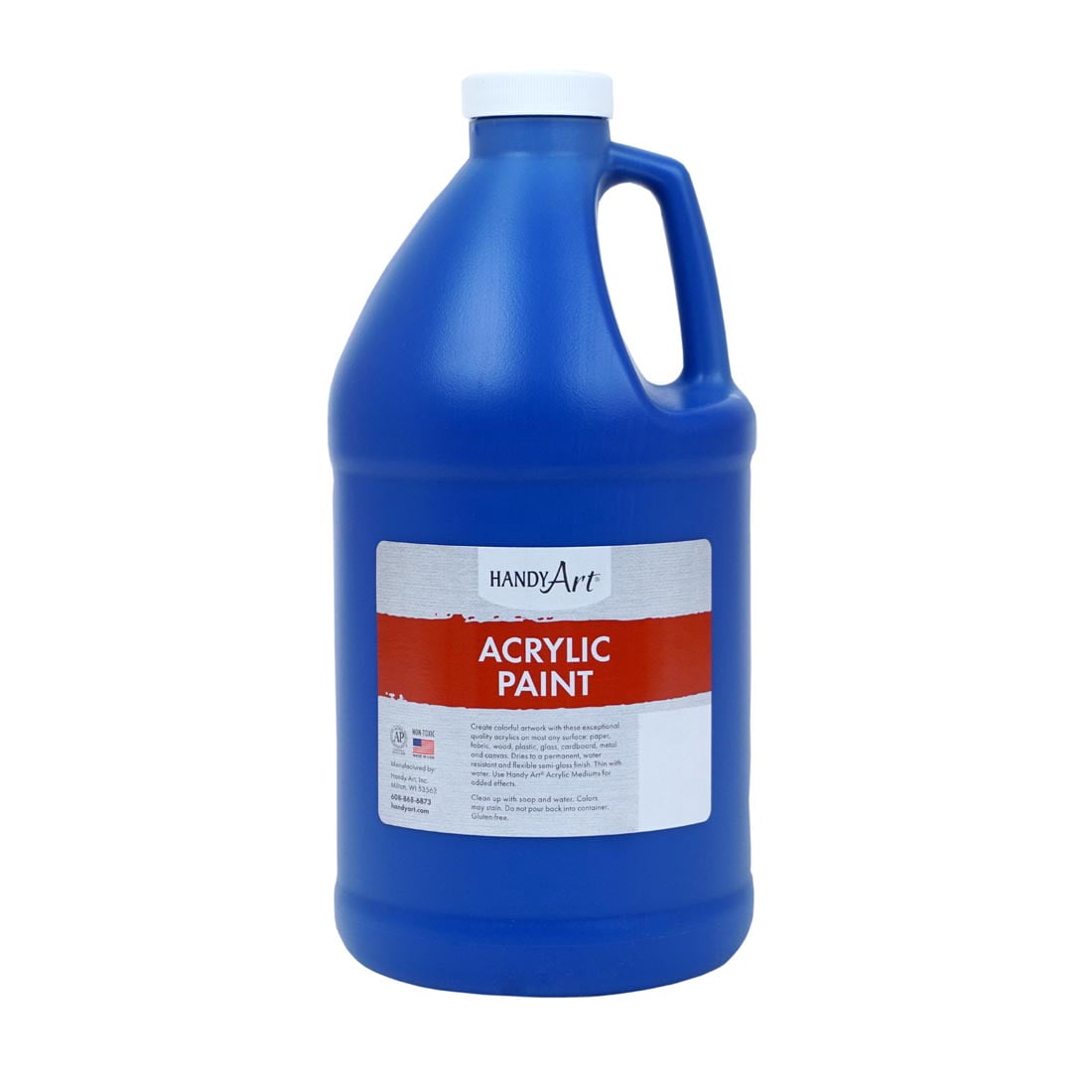 Handy Art Acrylic Paint Half Gallon, Ultra Blue