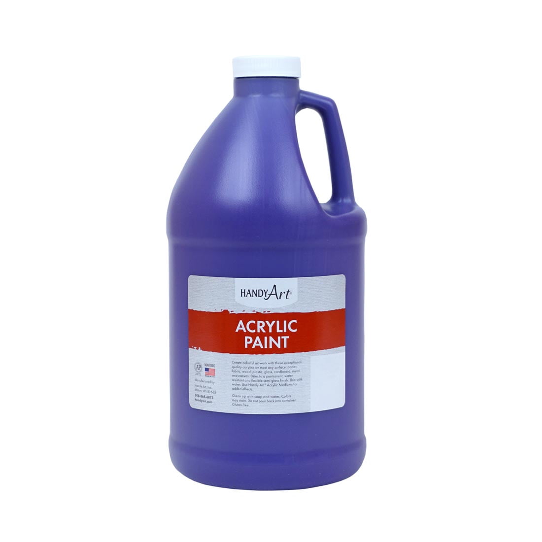 Handy Art Acrylic Paint Half Gallon, Violet