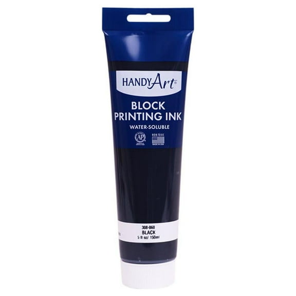 Handy Art Block Printing Ink 5 oz. Black
