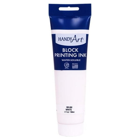 Handy Art Block Printing Ink 5 oz. White