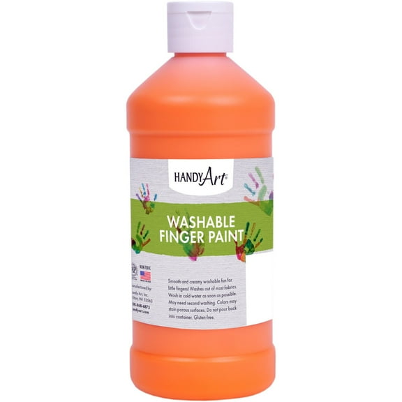 Handy Art, HAN241015, Washable Finger Paint, 1 Each