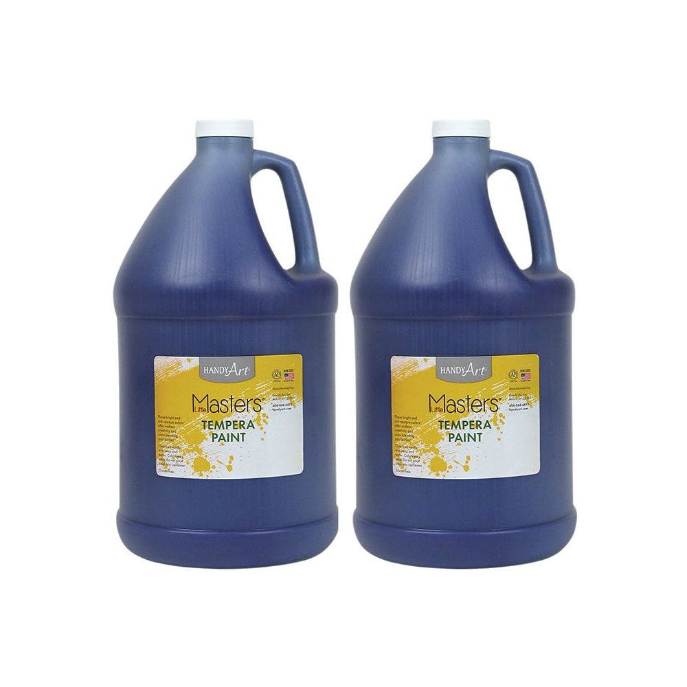 Handy Art Little Masters Tempera Paint, Violet, Gallon, Pack of 2