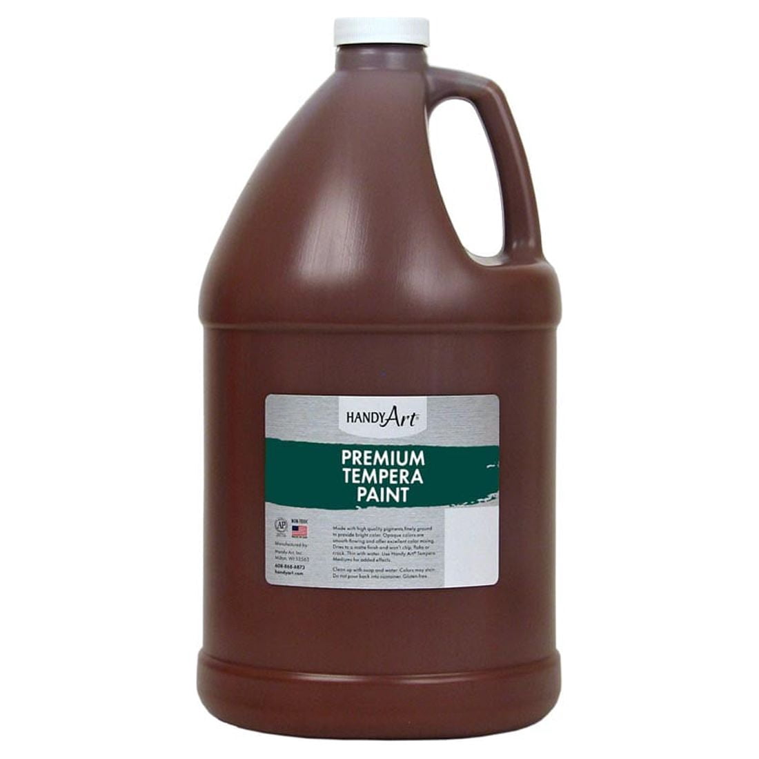 Handy Art Premium Tempera Paint Gallon Brown