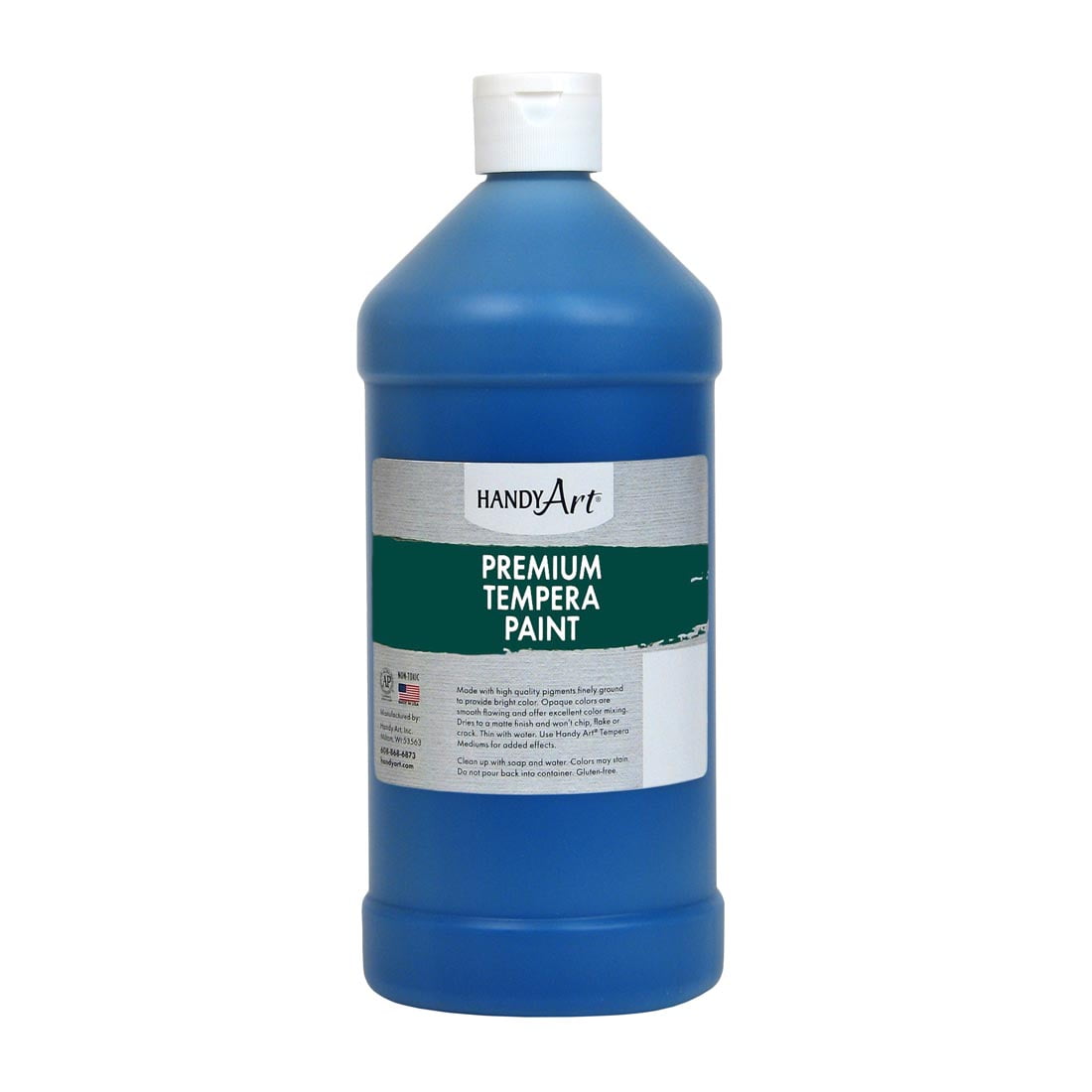 Handy Art Premium Tempera Paint Quart Blue