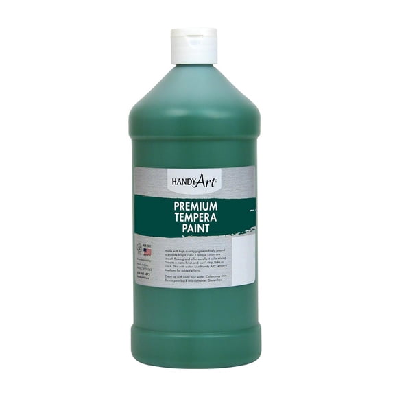 Handy Art Premium Tempera Paint Quart Green